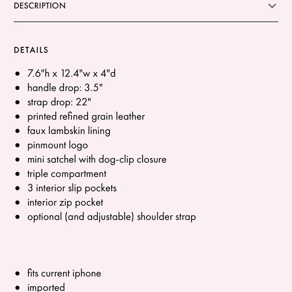 Kate Spade Avenue floral garden satchel - Picture 7 of 7